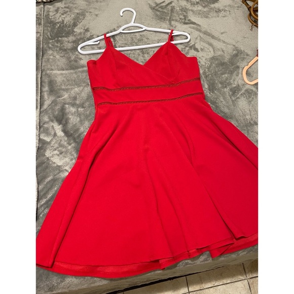 burlington red dress
